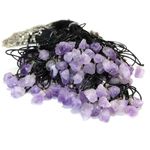 50 Pieces/Lot Natural Crystal Necklace Amethyst Crystal Pendant Raw Stone Bulk lot Jewelry Wholesale