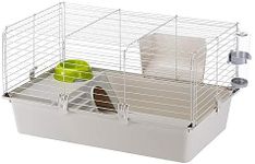 Ferplast Cavie Guinea Pig Cage & Rabbit Cage | Pet Cage Includes All Accessories to Get You Started & a 1-Year Warranty