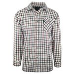 Country Classics Long Sleeved Check Mens Shirt - Ascot-Wine - M