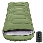 KingCamp Sleeping Bag - 350gsm Waterproof Sleeping Bags for Adults and Kids, Ideal for Camping, Indoor and Outdoor Use with Compression Sack