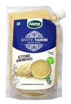 Alpha Foods Natural Stone Grinded White Tahini Sesame Paste Vegan I Cholesterol and Gluten Free (500 Gm)