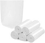 8 Gallon Compostable Trash Bags Inwaysin Tall Kitchen Garbage Bags Recycling Unscented Strong Wastebasket Bin Liners Medium Trash Can Liners for Bathroom,Bedroom,Office,Car (White)