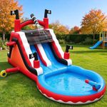 NBSPORT 23FT Commercial Inflatable Water Slide for Kids & Adults