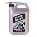 Wonder Wheels The Original Alloy Wheel Cleaner - 5L - Auto Express Best Buy - Easy to Apply - Application Brush Included - Cuts Through Dirt Grease Brake Dust Instantly Leaves an Outstanding Shine