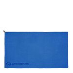 Lifeventure MicroFibre Travel Towel — Compact, Lightweight Quick-Dry Sports & Beach Towel, Sand-Free Design, Giant, Blue