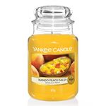 Yankee Candle Scented Candle | Mango Peach Salsa Large Jar Candle | Burn Time: up to 150 Hours