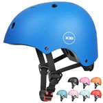 XJD Kids Helmet Toddlers Bike Helmet Age 3-13 Years Adjustable Skateboard Helmet for Cycle BMX Scooter Roller Skating for Children Boys/Girls (Blue, Small)