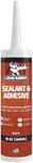 Liquid Rubber Caulk - Hybrid Silicone Adhesive and Protective Sealant, White, 1 Pack