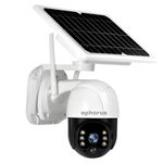 ephorus V380 Pro Smart Built in Battery 4G Sim Card Network Wireless Smart Home Security Protection CCTV Solar Camera Colour Night Vision HD Camera