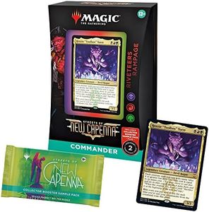 Magic The Gathering Streets of New Capenna Commander Deck - Riveteers Rampage + Collector Booster Sample Pack, D10970000