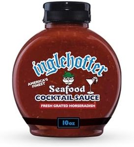 Inglehoffer Seafood Cocktail Sauce with Fresh Grated Horseradish, 10 oz Squeeze Bottle