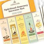 Spiritual Incense Sticks Variety Pack - (5 Variants) Charcoal Free Inscents-Sticks, Made from Upcycled Flowers | Sacred Insence-Sticks from All Cultures (Inciensos Aromaticos)