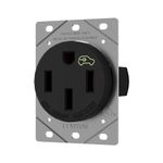 50 Amp EV Charging Receptacle/Outlet, Heavy Duty, Designed specifically for Plug-in EV Charging Applications