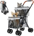 LPOTIUS Double Pet Stroller for Dog