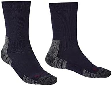 Bridgedale HIKE Lightweight Merino Performance Boot Original-Men's- Medium-Navy / Grey