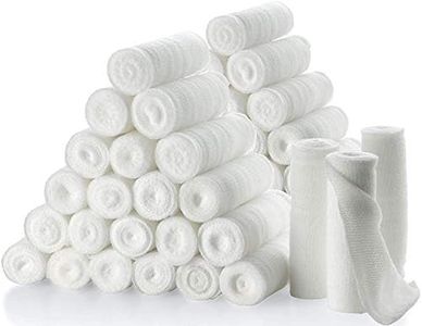 Gauze Bandage Rolls - Pack of 48, 3" x 4.1 Yards Per Roll of Medical Grade Gauze Bandage and Stretch Bandage Wrapping for Dressing All Types of Wounds and First Aid Kit by MEDca