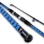 Fiblink Surf Spinning Fishing Rod Carbon Travel Surf Rod 2 Piece Saltwater Spinning Fishing Rod 10'