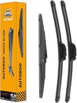 AUTOBOO 26"+14" Windshield Wipers with 13" Rear Wiper Blades Sets Replacement for Hyundai Santa Fe 2013-2018/2013-2019 Hyundai Santa Fe XL-Original Factory Quality (Pack of 3)