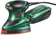 Bosch Multi Sander PSM 160 A, 3 Sanding Sheets, Cardboard (160 W, Vibration Number 24,000 min-1, Oscillating Circuit Diameter 1.6 mm)