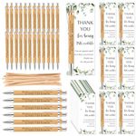 Yeaqee 36 Sets Employee Appreciation Gifts Bulk Thank You Gift Office Bamboo Pen with Inspirational Cards Christmas Gift for Team Coworker Teacher Human Resources (Your Reminder)