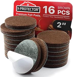 X-PROTECTOR Premium 16 Thick 1/4â€ Heavy Duty Felt Furniture Pads 2â€! Felt Pads for Heavy Furniture Feet â€“ Best Felts Wood Floor Protectors for NO Scratches Sliders. Protect Your Hardwood Floor!