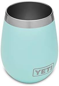 YETI Wine Rambler 10 oz Stainless Steel Vacuum Insulated Tumbler, Seafoam