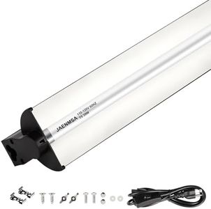 Jaenmsa T5 10.0 UVB Reptile Light Fixture,39W UVA UVB Light Bulb for Reptiles,Bearded Dragon, Leopard Gecko,Tortoise,Reptile & Amphibian Lamp, Basking Lamp Light Tube 34 Inch