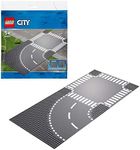 LEGO City Curve and Crossroad Road Plate 60237 Building Toy