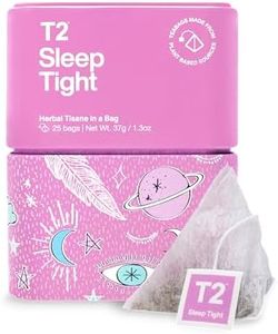 T2 Sleep Tight Herbal Tea, Herbal Tisane Teabags in T2 Icon Tin, 25 Count