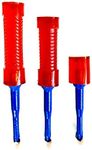 Eternitee Rubber Tees / 3 Size Tee Top Pack / 2-3/4”, 2-1/4”, 1/2” (Red-Blue)