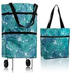 Foldable Shopping Bag with Wheels, 