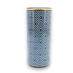 AcaciaHome Durable Ceramic Round Umbrella stand–Perfect Holder for Home, Office, & Entryway - Adds a Sophisticated Touch to Living Spaces for Canes, & Walking Sticks (Umbrella Stand)