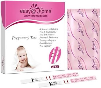 Easy@Home 20 x Test di Gravidanza Precoce 10mIU/ml: Ultra Sensibile Pregnancy Test Risultati Accurati e Affidabili (20 HCG)
