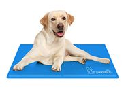 pecute Dog Cooling Mat Medium 65x50cm, Durable Pet Cool Mat Non-Toxic Gel Self Cooling Pad, Great for Dogs Cats in Hot Summer