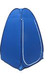 HOMECUTE Polyester Foldable Portable Pop Up Cloth Changing Tent Or Toilet Tent For 1 Person Camping Hiking And Picnic (Blue)