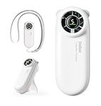 Diveblues Portable Handheld Turbo Fan, 4000mAh Rechargeable Pocket Hand Fan, Up to 16 Hours, Hand Fan with 5 Speeds Powerful Cooling for Travel/Summer/Outdoor/Lash/Purse