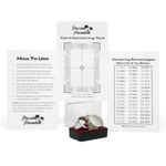 Passive Paradise Card Grading Centering Tool Set - 30x Magnifying Tool Included - Sports Trading Card Submission Pre-Inspection Kit