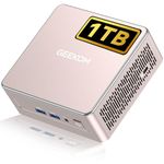 GEEKOM A5 2025 Mini PC with 3-Year Coverage, with AMD Ryzen 5 7430U (Beat N95/N97/N150, Up to 4.4GHz) 16GB High-Speed RAM & 1TB NVMe SSD, Vega 8 Graphics/Win 11 Pro/8K Quad Display/WiFi 6/BT 5.2
