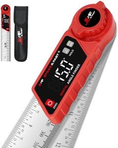 S&F STEAD & FAST Digital Angle Finder with Case & Lock, 7 Inch / 200 mm