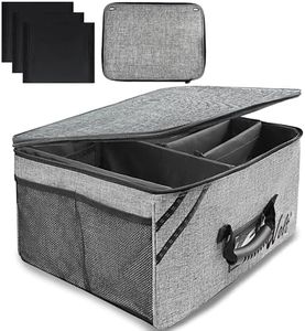 WOLT | Golf Trunk Organizer Storage - Waterproof Car Golf Locker for Golf Accessories, Gloves, Tees, Balls, Collapsible & Adjustable Clapboard Design, Grey