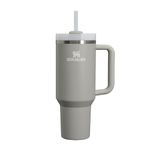 Stanley Quencher H2.0 FlowState Tumbler 1.2L - Cold For 11 Hours - Iced For 48 Hours - Water Bottle with Straw, Handle and Lid - Dishwasher Safe - Travel Mug For Cold or Hot Drinks - Ash