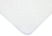 American Baby Company Flat Quilted Waterproof Cradle Pad, White