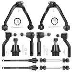 4WD Front Upper Control Arms Ball Joints Suspension Kit Fit for Chevy Avalanche Silverado Suburban, Fit for GMC Sierra 1500 Cadillac Escalade 2002-2006, Tahoe Yukon 2000-2006 - 13pc Set