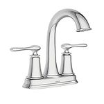 Moen Ellicott 84092 Chrome 2-Handle 4-in Centerset Bathroom Sink Faucet with Drain