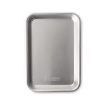 Nordic Ware 47400 Naturals Baker's Eighth Sheet Aluminium Tray Premium Bakeware to Bake and Reheat Small Meals, Silver