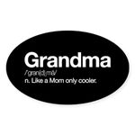 CafePress Grandma Definition Oval Bumper Sticker Car Decal