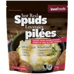 innofoods Just Real Spuds Genuine Creamy Mashed Potatoes, Gluten Free, 45 Servings - 1Kg