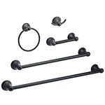 Amazon Basics AB-BR817-OR Bathroom Hardware Set, 5 Piece, Oil Rubbed Bronze