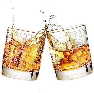 Greenline Goods Whiskey Glasses - 10 Oz Tumbler Gift Set for Houston lovers, Etched with Houston Map | Old Fashioned Rocks Glass - Set of 2