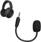 kwmobile Microphone Compatible with Corsair HS35 / HS45 - Replacement Mic for Gaming Headphones - Black